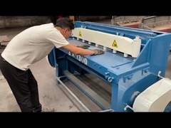 آلة قطع صفيحة فولاذية كبيرة للقدم