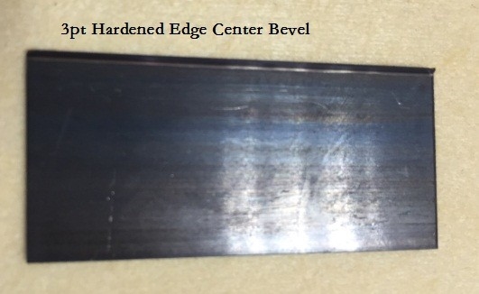 حافة العادية أو تصلب حافة الليزر الصلب الكربوني القاعدة 1.07mm سمك 23.80mm الطول